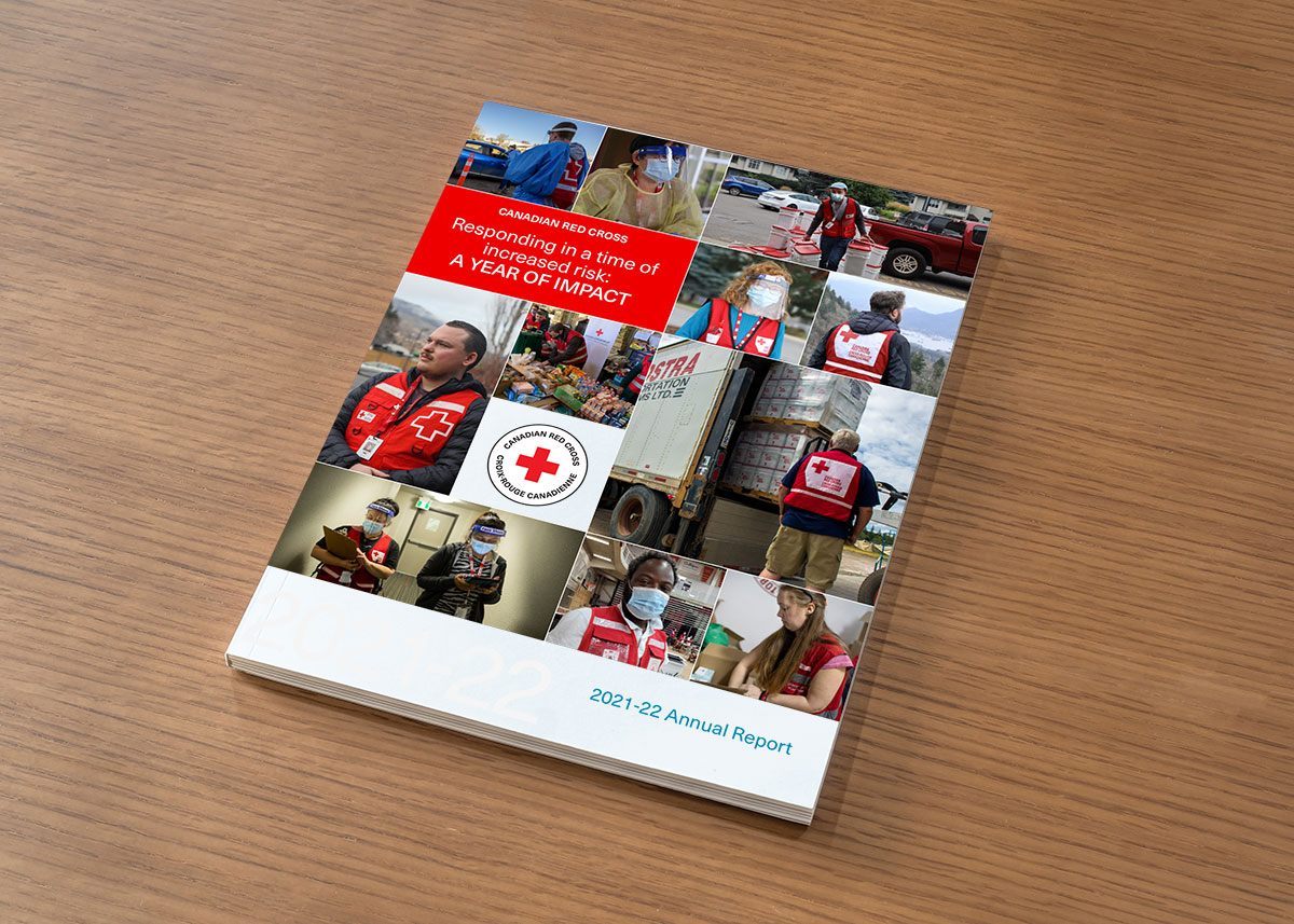 One-Marketing client - Canadian Red Cross - Annual Report sample 1